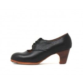 Carmela 37 AA Leather Negro Clásico 5 Visto Atrás Coco Negro