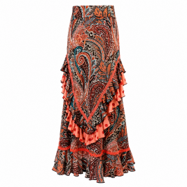 Decorated Flamenco Skirt Cachemira Colorete