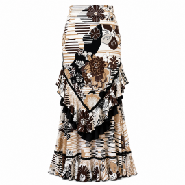 Decorated Flamenco Skirt Autumn