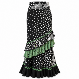 Decorated Flamenco Skirt Soleá