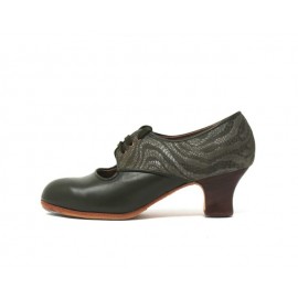 Carmela 37,5 A Leather Botella Carrete 5 Visto Atrás Charlot Kaki