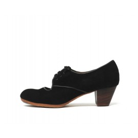 Carmela 40 A+PR Suede Negro Cubano 5 Visto (Filis Beige)