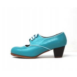 Carmela 38 A Leather Turquesa Cubano 5 Visto R. Cielo