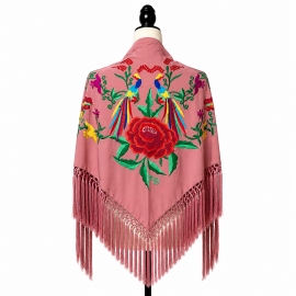 Mantoncillo Córdoba Mora - Bordado Multicolor