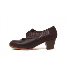 Carmela 36 A+PR Leather Caoba Cubano 5 Visto Atrás Serpiente