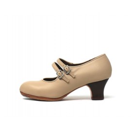 Manuela 37 AA Piel Beige Carrete 5 Visto