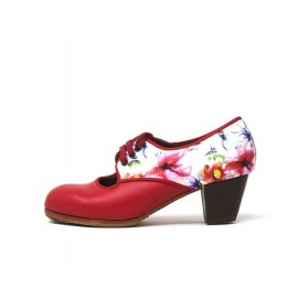 Carmela 36 AA+PR Leather Cereza Cubano 5 Visto Atrás Charol Primavera