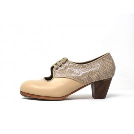 Carmela 37 AA+PR Piel Beige Cubano 5 Visto Atrás Serpiente Maquillaje
