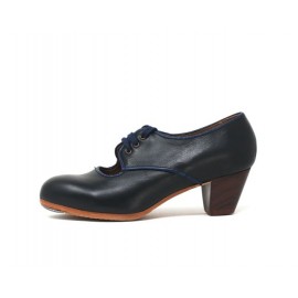 Carmela 38 A+PR Leather Navy Cubano 5 Visto R. Marino