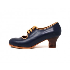 Carmen 37,5 A+PR Leather Navy Carrete 5 Visto R. Mostaza