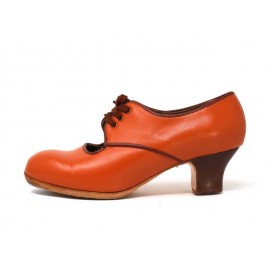 Carmela 38 AA Leather Teja Carrete 5 Visto