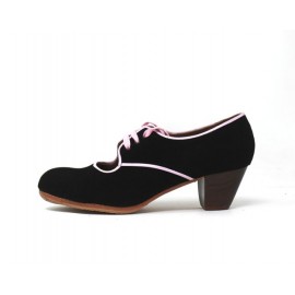 Carmela 37,5 AA Suede Negro Cubano 5 Visto R. Rosita