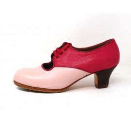 Carmela 38,5 AA+PR Piel Nude Carrete 5 Visto Atrás Coco Fucsia
