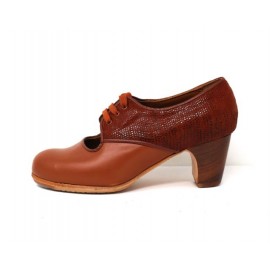 Carmela 36 AA Leather Caramelo Clásico 5 Visto Atrás Fantasía