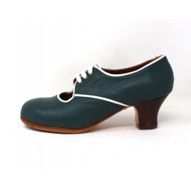 Carmela 36,5 AA+PR Leather Verde Marino Carrete 5 Visto R. Marfil