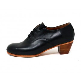 Chapín Hombre 40 A Piel Negro Cubano 5 Visto (Filis Beige)