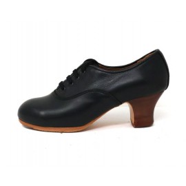 Chapín Mujer 36 AA+PR Leather Negro Carrete 5 Visto (Filis Beige)