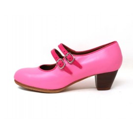 Manuela 39 A Piel Dalia Cubano 5 Visto Correas Piel Fucsia