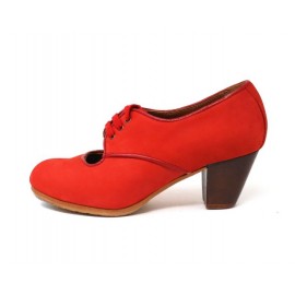 Carmela 37,5 AA Nubuck Rojo Cubano 6 Visto