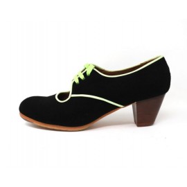 Carmela 40 AA Suede Negro Cubano 5 Visto R. Lima