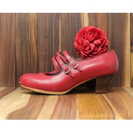 Manuela 39 AA Leather Rojo Cubano 5 Visto