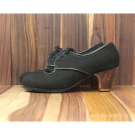 Carmela 35 A+PR Nubuck Negro Clásico 5 Visto