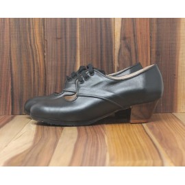 Carmela 35 AA Leather Negro Cubano 3,5 Visto