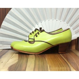 Carmela 40,5 A Leather Pistacho Cubano 5 Visto R. Chocolate